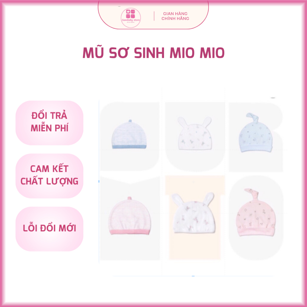 Mũ Sơ Sinh Mio Mio