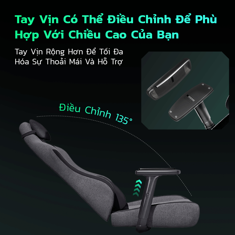 Gàn game gaming Xpanse 003 vải Nano-Tech, có đệm không cánh nâng cấp, ghế văn phòng ghế làm việc | BigBuy360 - bigbuy360.vn