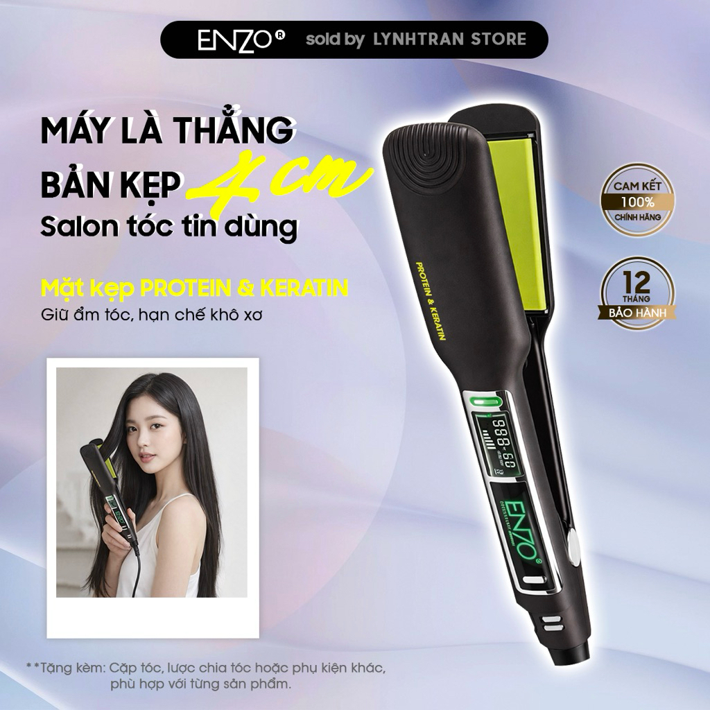Máy Là Thẳng Bản 4cm Enzo®️Chính hãng giá tốt