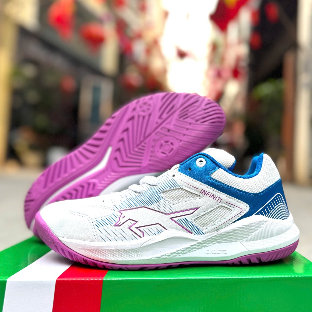 Giày cầu lông, bóng chuyền VHD Infiniti sói đầu đàn cổ thấp - chính hãng