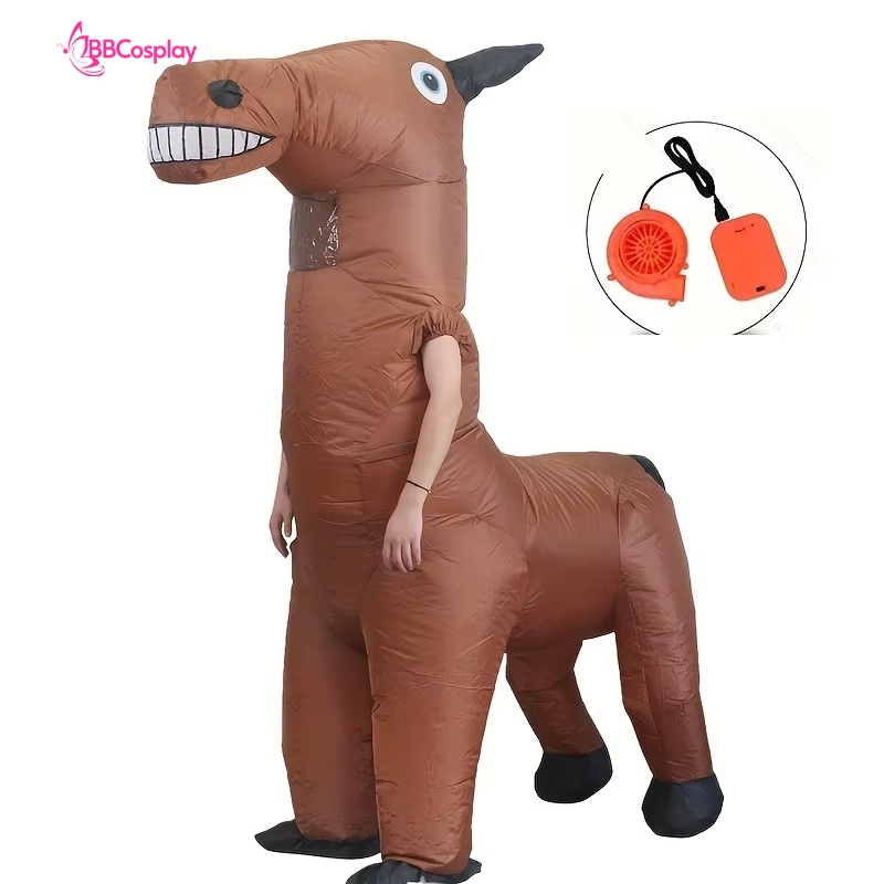 BBCOSPLAY - Trang phục ngựa nâu bơm hơi - 17980