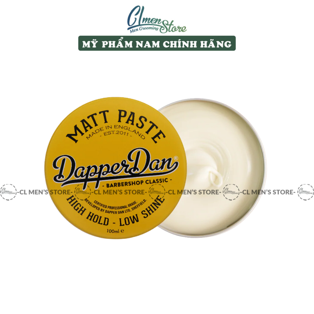 Sáp vuốt tóc Dapper Dan Matt Paste - 100ml