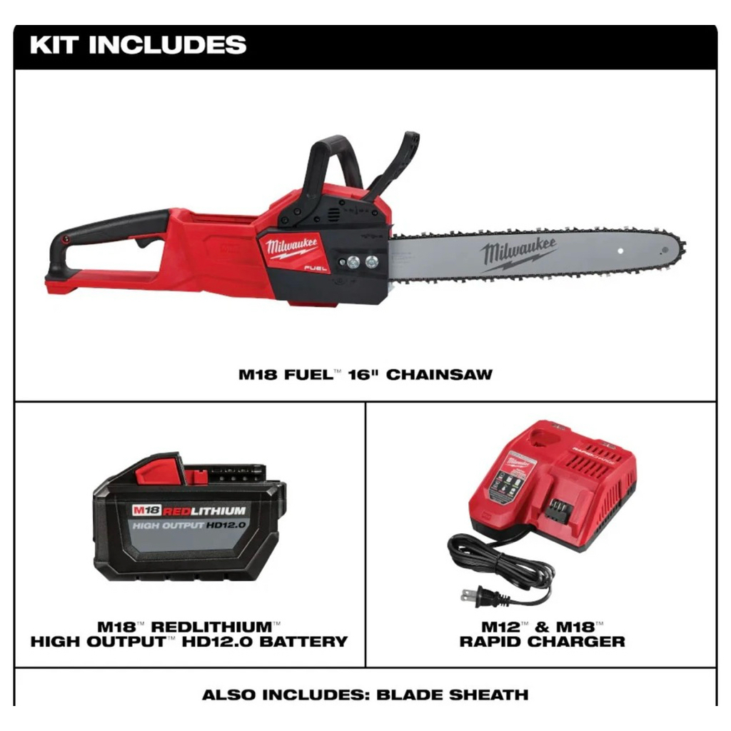 Cưa Xích M18 Milwaukee 2727 Máy cưa xích Milwaukee M18 FCHS-0G0