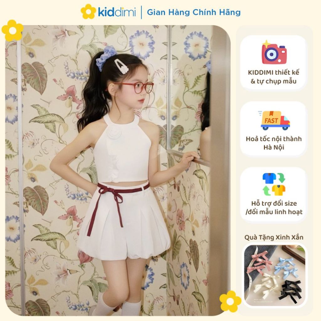 (Chính hãng KIDDIMI) Set thời trang năng động cho bé gái - PINY SET