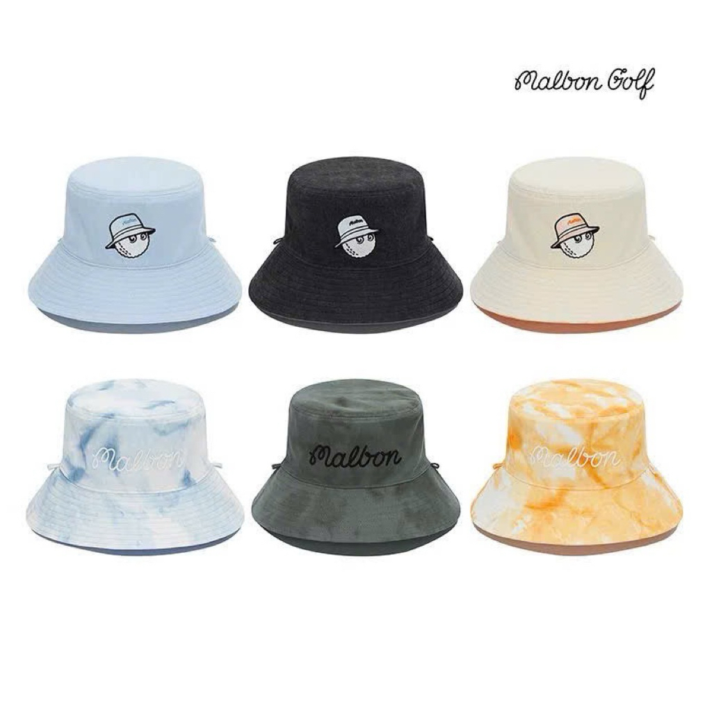 Mũ Bucket Golf Thời Trang Malbon Golf Reversible Bucket Hat – Mũ Golf 2 Mặt Cao Cấp ( Malbon x Golfw