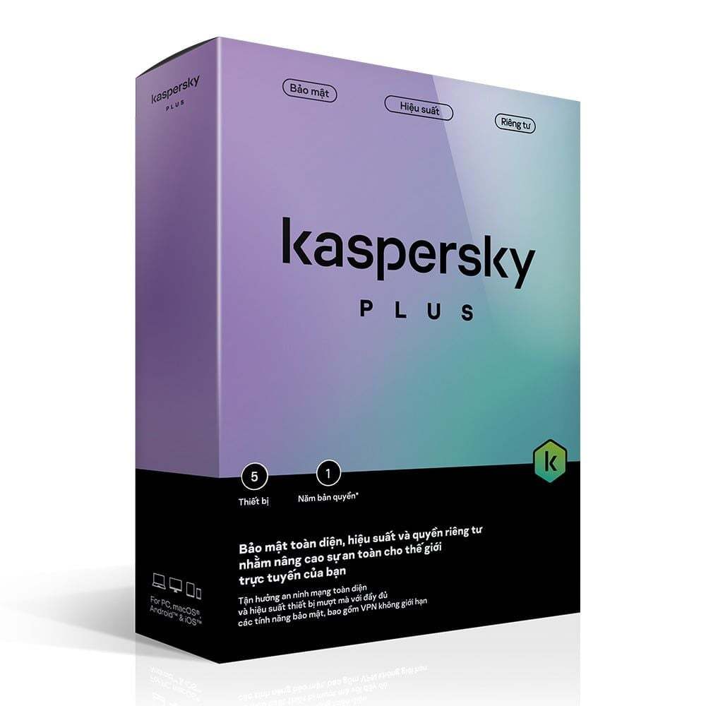 Thẻ Cứng P.Mềm Diệt Virus Kaspersky Internet Security PLUS 1 Thiết Bị /1 năm - Hàng chính hãng