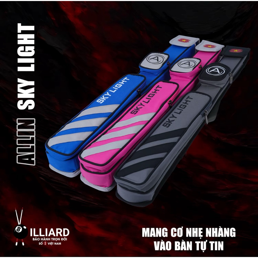 Sản phẩm bao đựng cơ ALLIN SKY LINE 1x1 by Allin Cues Việt Nam