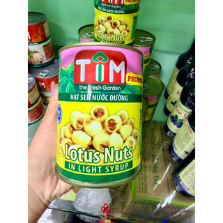 Hạt sen nước đường TIM - Lon 560g - Nguyên liệu KENLU