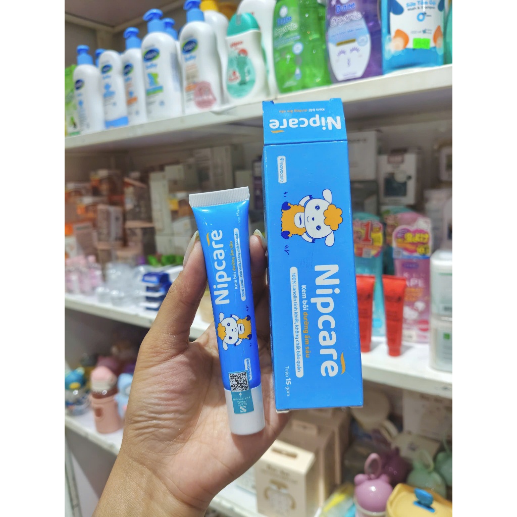 Nipcare - Kem bôi nứt ti, dưỡng ẩm sâu 15g