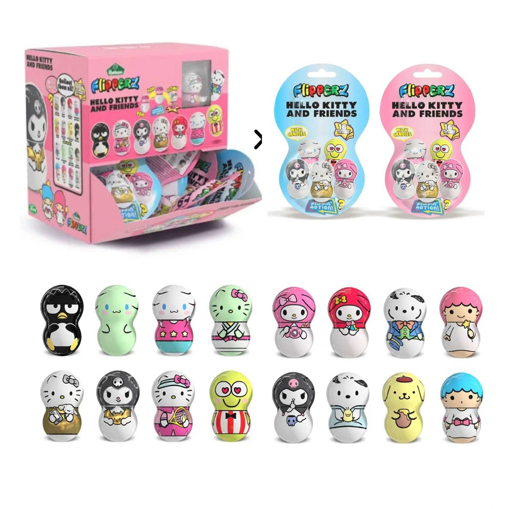 Kẹo Đồ Chơi Flipperz Paw Patrol / Hello Kitty – Kẹo Viên Kèm Đồ Chơi Sưu Tầm Dễ Thương