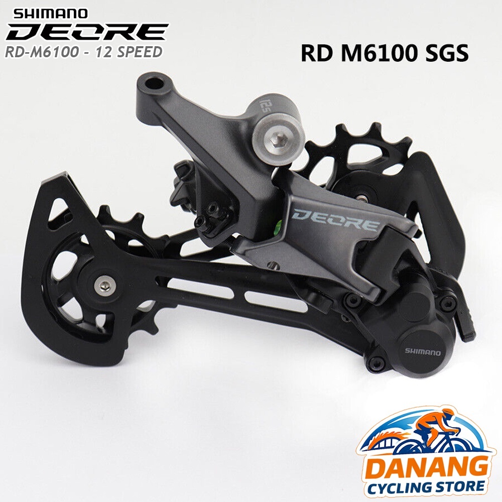Củ Đề Sau Xe Đạp SHIMANO Deore RD M6100 12  Tốc Độ – Chính Hãng, Không Hộp