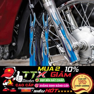 tem logo sticker dán chân phuộc trước xe máy xe điện