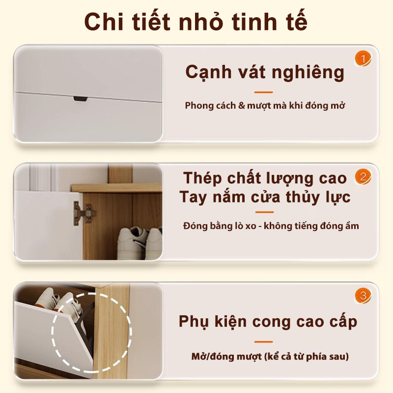 BMZAR Tủ giày 1 khối ngăn lật bảng lỗ đa năng tiết kiệm không gian phù hợp căn hộ | BigBuy360 - bigbuy360.vn