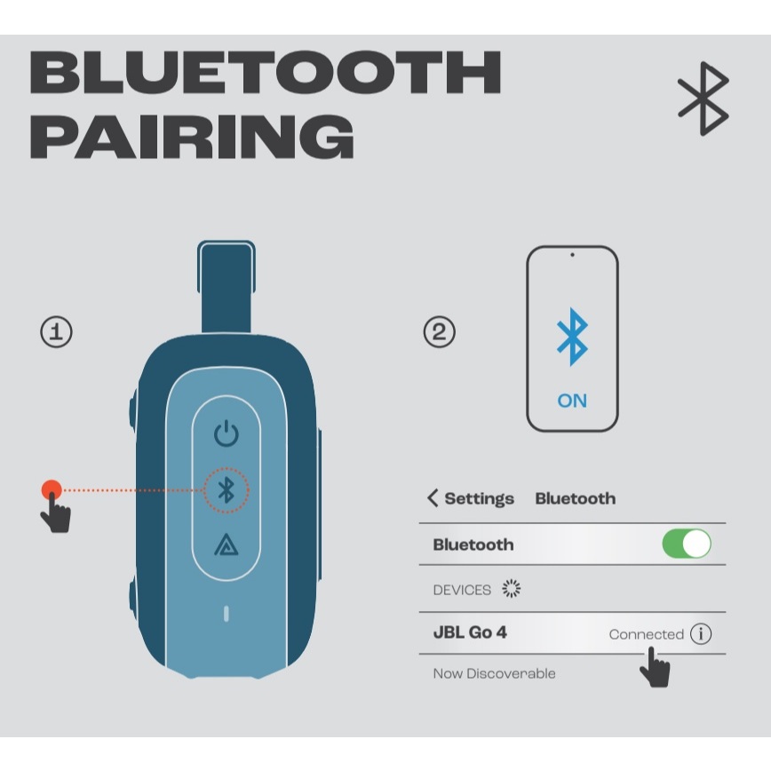 [New 2026] Loa Bluetooth Không Dây JBL Go 4 Chống Nước và Bụi IP67 - Công Suất 4.2W - Bluetooth 5.3 - Bảo Hành 2 Năm | BigBuy360 - bigbuy360.vn