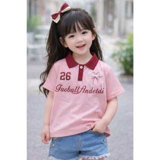 Áo polo bé gái (19-50kg).Áo chất mềm mịn, thấm hút mồ hôi tốt,quần áo bé gái,áo,áO mùa hè,áo cổ tròn,áo bé gái