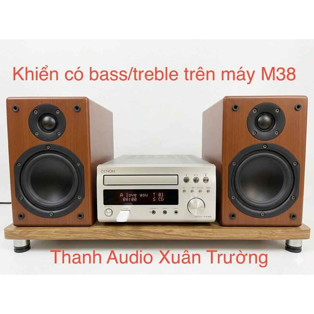 Khiển dàn DENON M37, M38 (RCD M37, RCD M38) học lệnh từ khiển gốc; dùng ngay.
