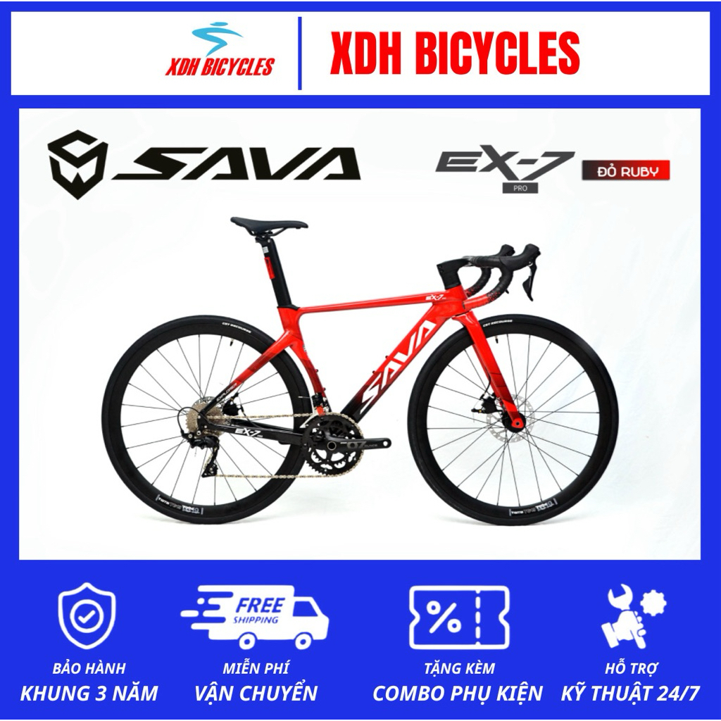 XE ĐẠP ĐUA SAVA EX7 PRO