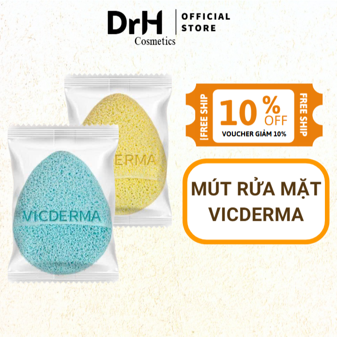 Bọt biển rửa mặt & Mặt nạ Vic Derma B9 Repair Skin Mask