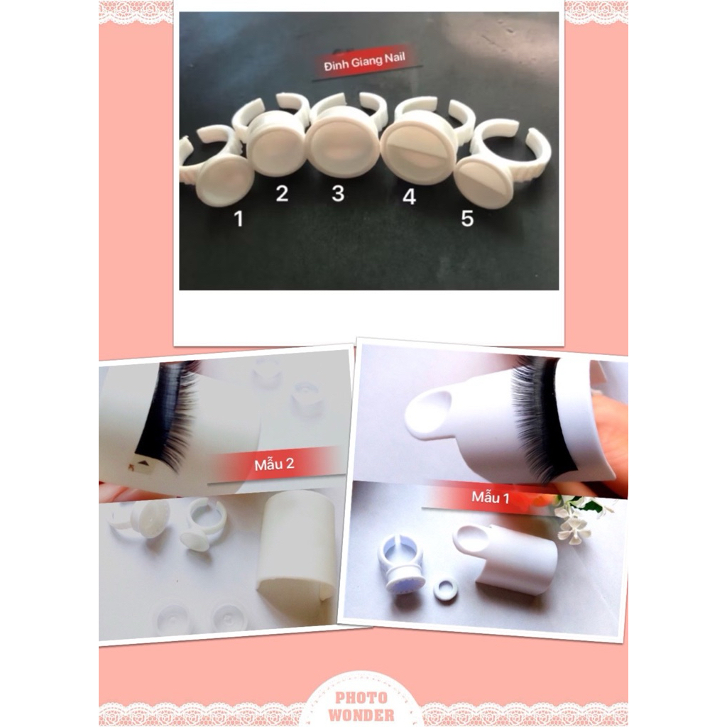 Nhẫn đựng keo nối mi