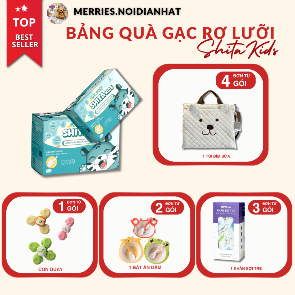 [GIFT KO BÁN] QUÀ TẶNG RƠ LƯỠI SHITA