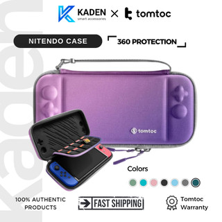 Túi Chống Sốc Tomtoc Nintendo Switch 2 (2025) FancyCase Slim G05S3 Siêu Mỏng Nhẹ Chính Hãng 12 Khe Game Khóa YKK