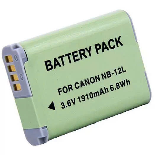 [DUNG LƯỢNG CAO 1910mAh] Pin Canon NB-12L Cho Máy Ảnh PowerShot G1X Mark II / N100  Chiếc Canon Powe