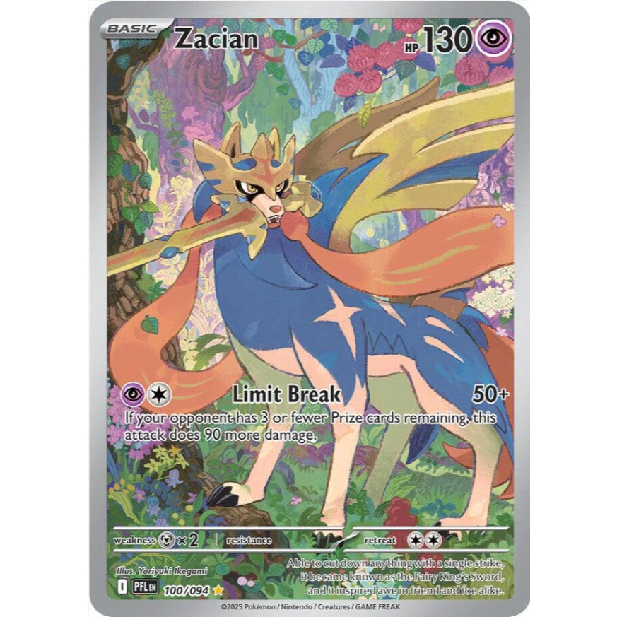 [Thẻ bài Pokemon TCG] Zacian 100/094 - Illustration Rare
