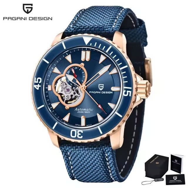 Đồng Hồ Cơ Nam PAGANI DESIGN PD-1674 Sang Trọng - Máy Nhật, Kính Sapphire, Chống Nước 10ATM