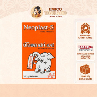 [COMBO LỐC 10 HỘP] Băng Keo Cá Nhân Con Voi Neoplast-S Thái Lan