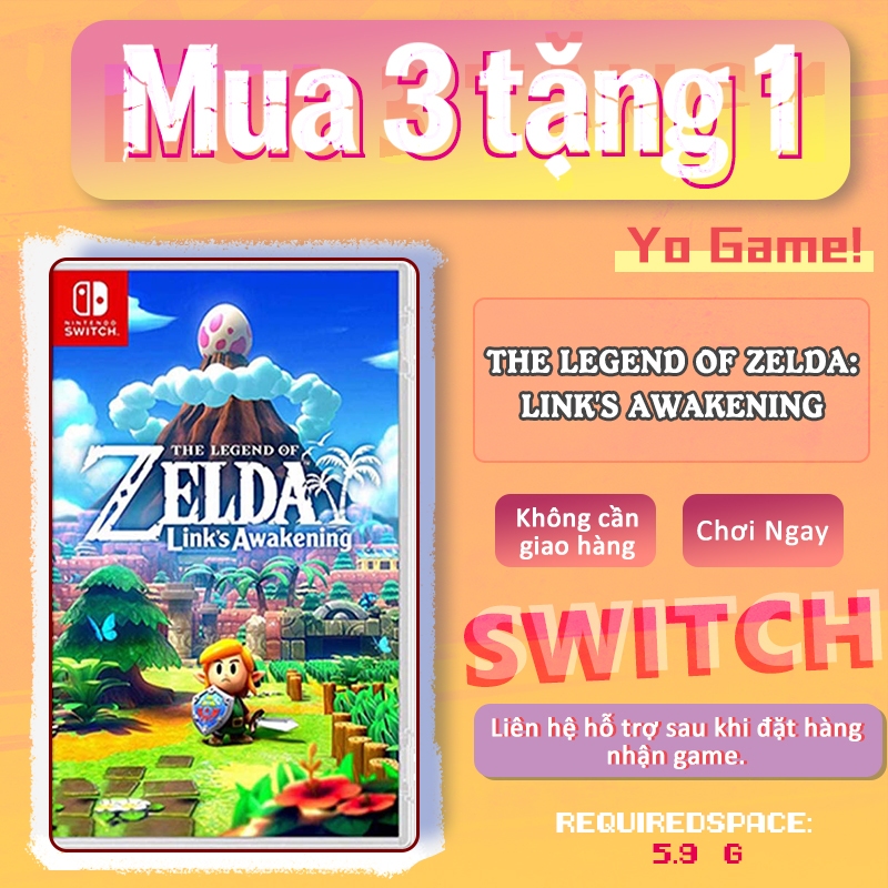 The Legend of Zelda: Link’s Awakening Nintendo Switch – Mua 3 Tặng 1