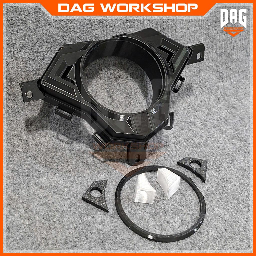 Mặt Dưỡng Gắn Đồng Hồ Điện Tử Tròn Dành Cho Suzuki Axelo 125