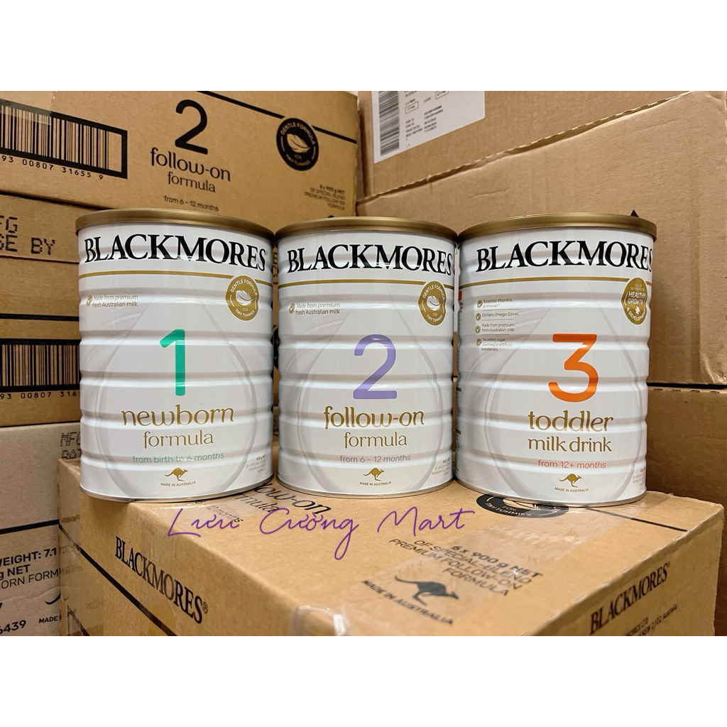 Sữa BLACKMORES nội địa Úc đủ số 1-2-3 900gr