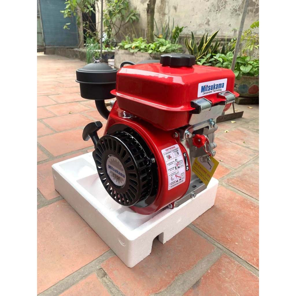 Đầu nổ chạy dầu diesel HS 200-7,5HP- động cơ dầu MITSUKAMA HS200, lắp máy nông nghiệp. máy bơm nước