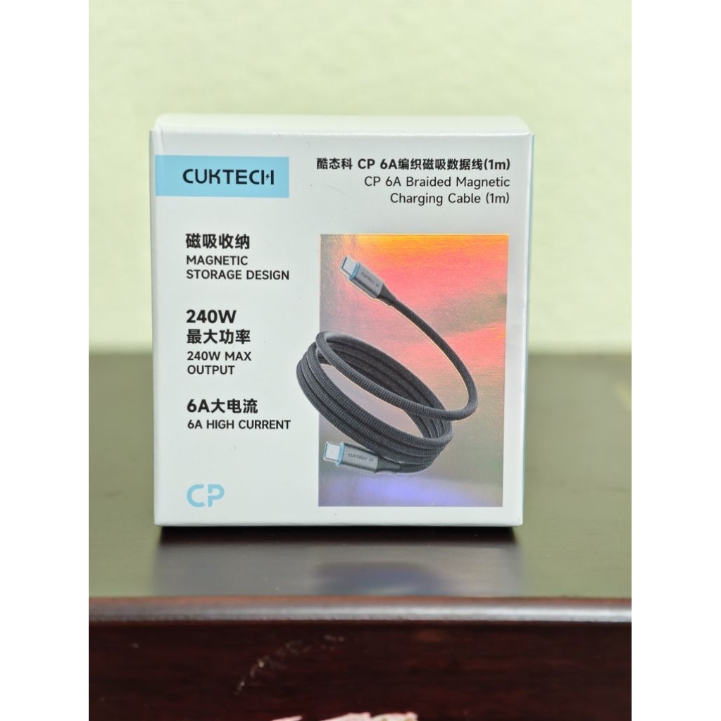 Cáp Cuktech từ tính 1M C to C CMC610