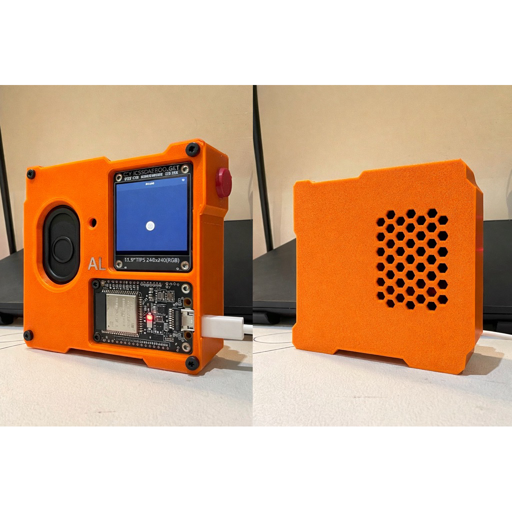 Hộp ESP32 AI – Vỏ in 3D cho ESP32 + màn hình 1.54 inch