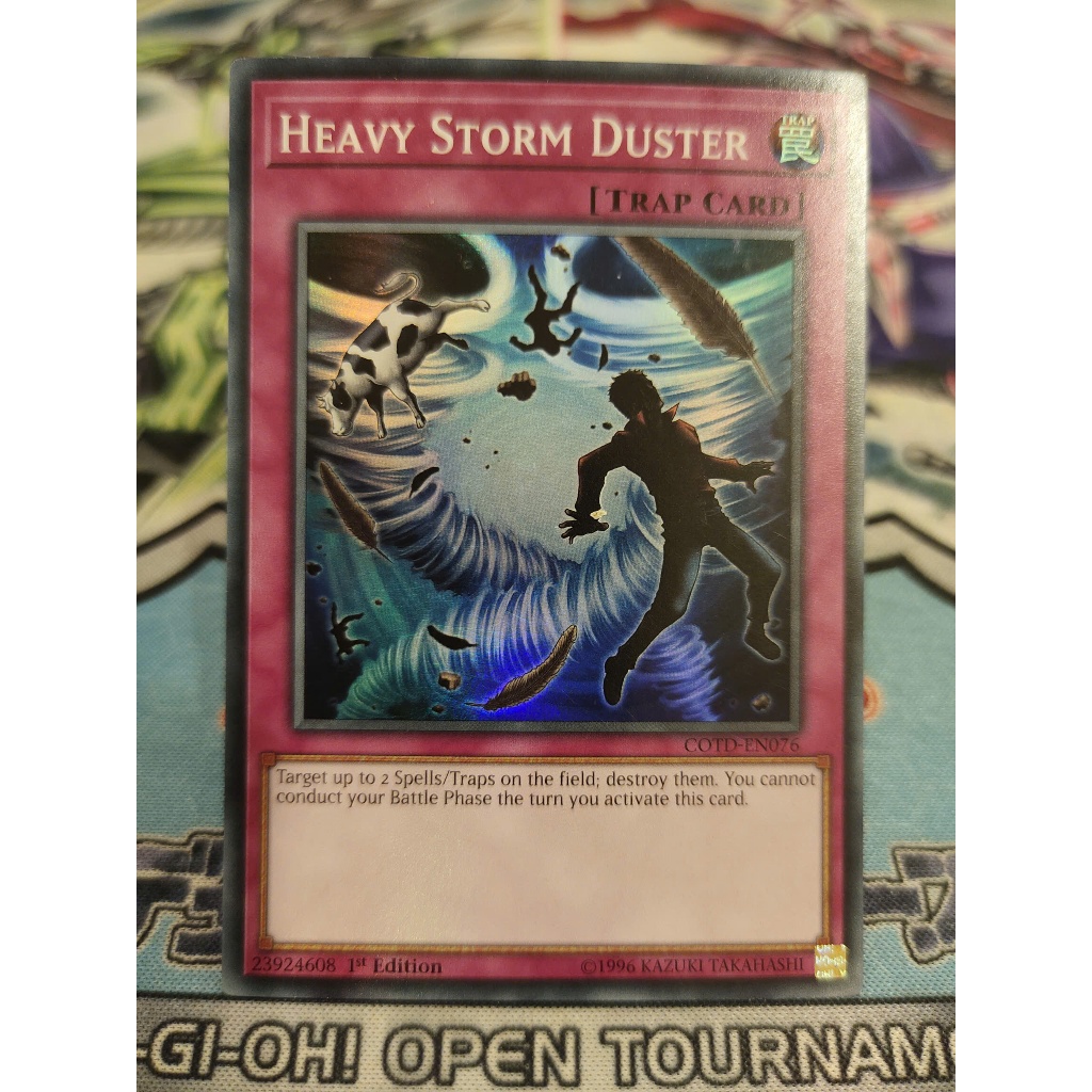 Thẻ bài Yugioh chính hãng - Heavy Storm Duster - COTD-EN076 - Super Rare 1st Edition