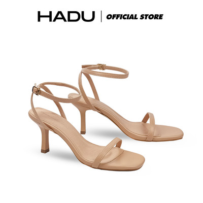 Giày Nữ Đế Cao 7P Quai Ngang Dây Mảnh HADU GG7931 Da PU Cao Cấp Đế Chống Trượt Bảo Hành 12T