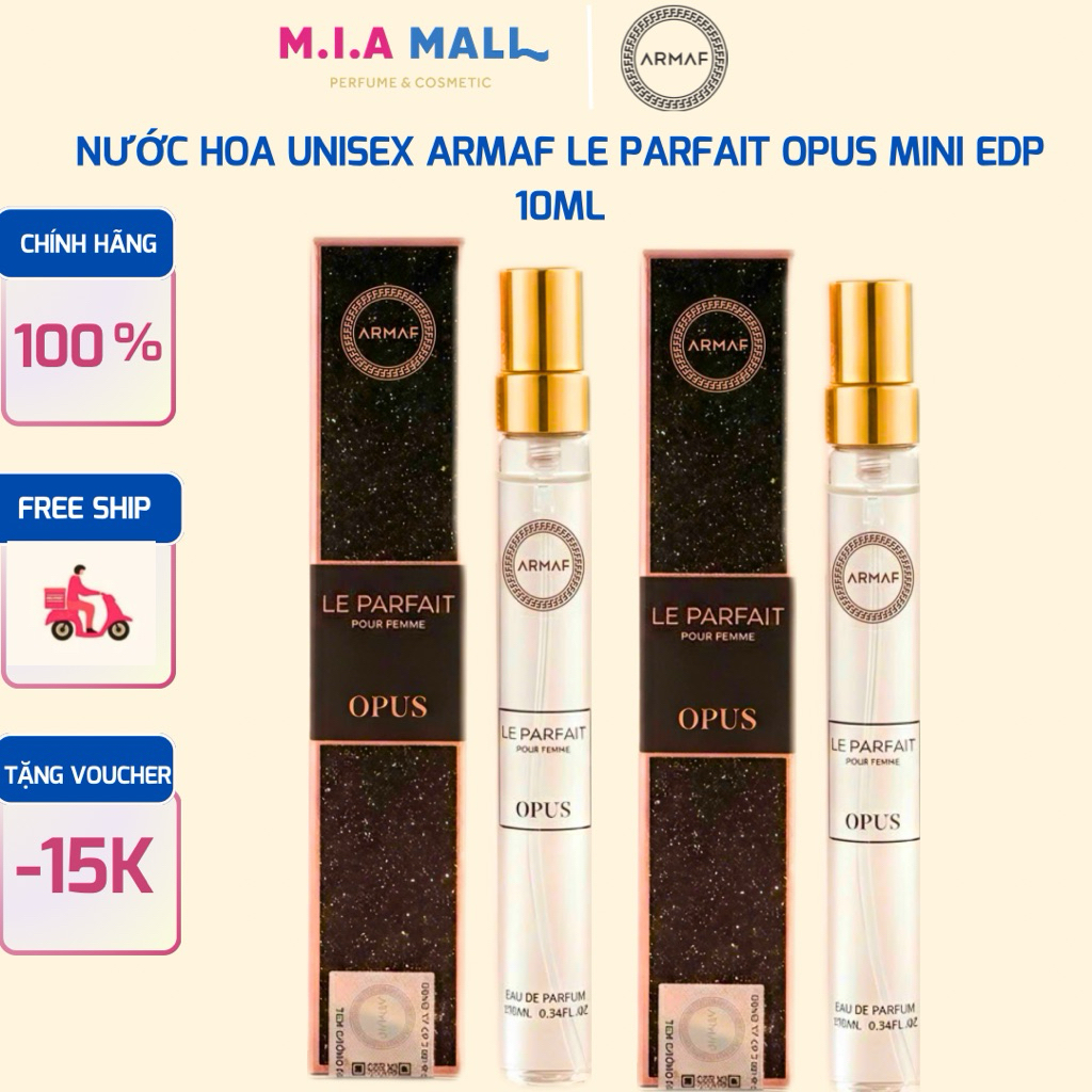 [Chính Hãng Fullbox] Nước hoa unisex ARMAF Le parfait Opus mini edp 10ml