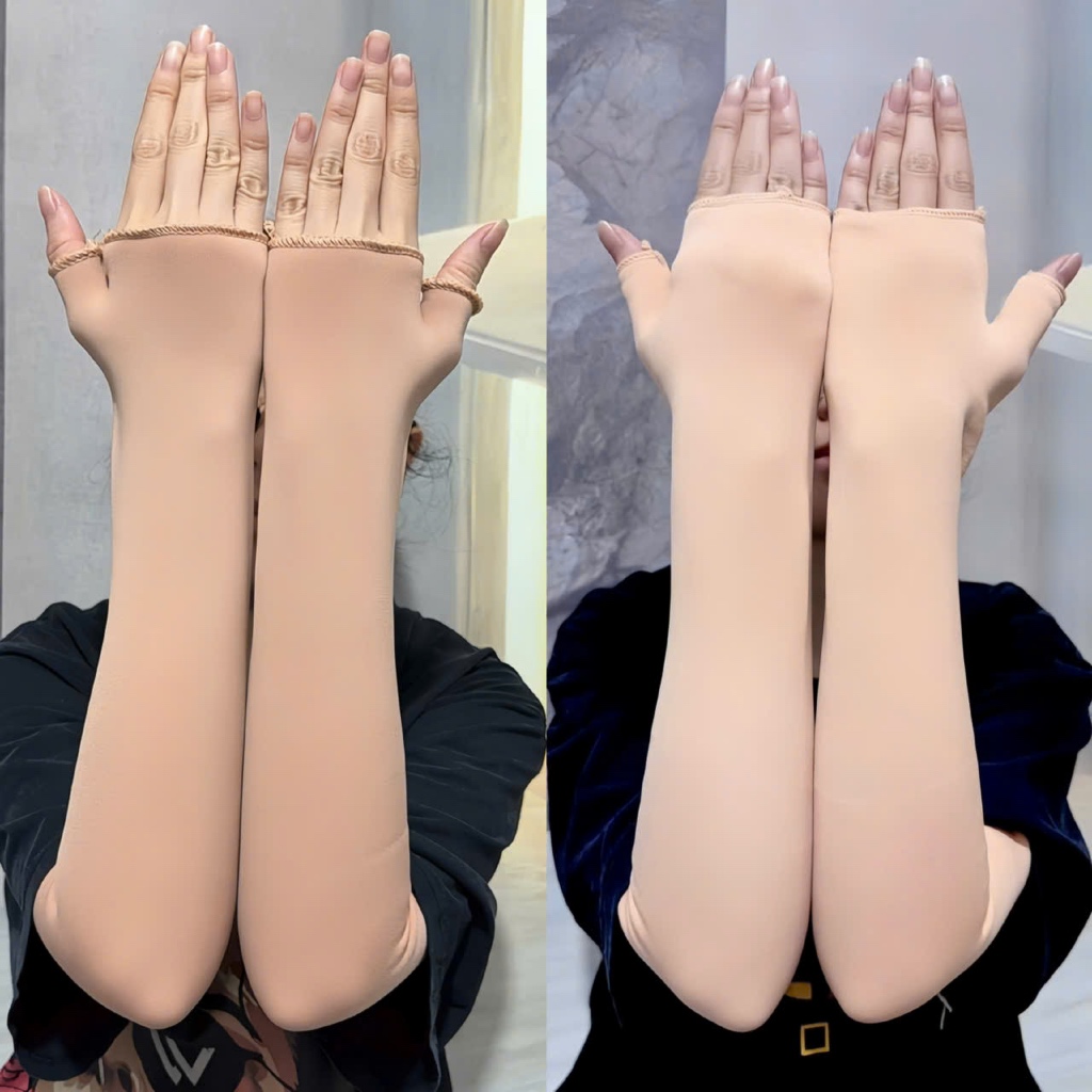 ỐNG TAY lông nhung Loại 1, Ủ KEM , CHỐNG NẮNG siêu tốt giá rẻ