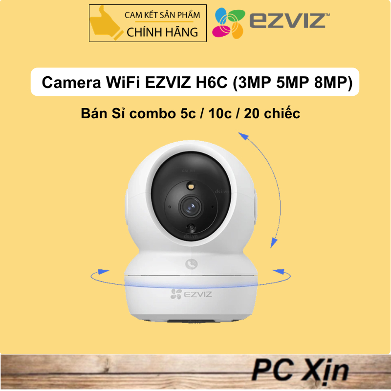 Camera WiFi Ezviz H6C Pro 3MP 4MP 5MP 8MP ( Combo bán sỉ ) Chính Hãng