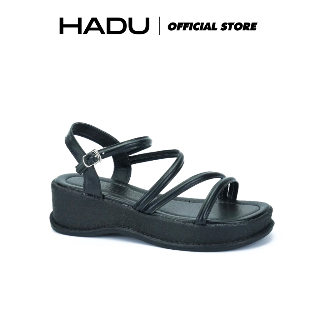 Sandal Quai Chéo 5P Đế Bánh Mì LOUISA KATIFA K513D Chất Da PU Cao Cấp Đế PU Êm Mềm Bảo Hành 6T
