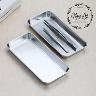 Khay inox hcn, lòng sâu