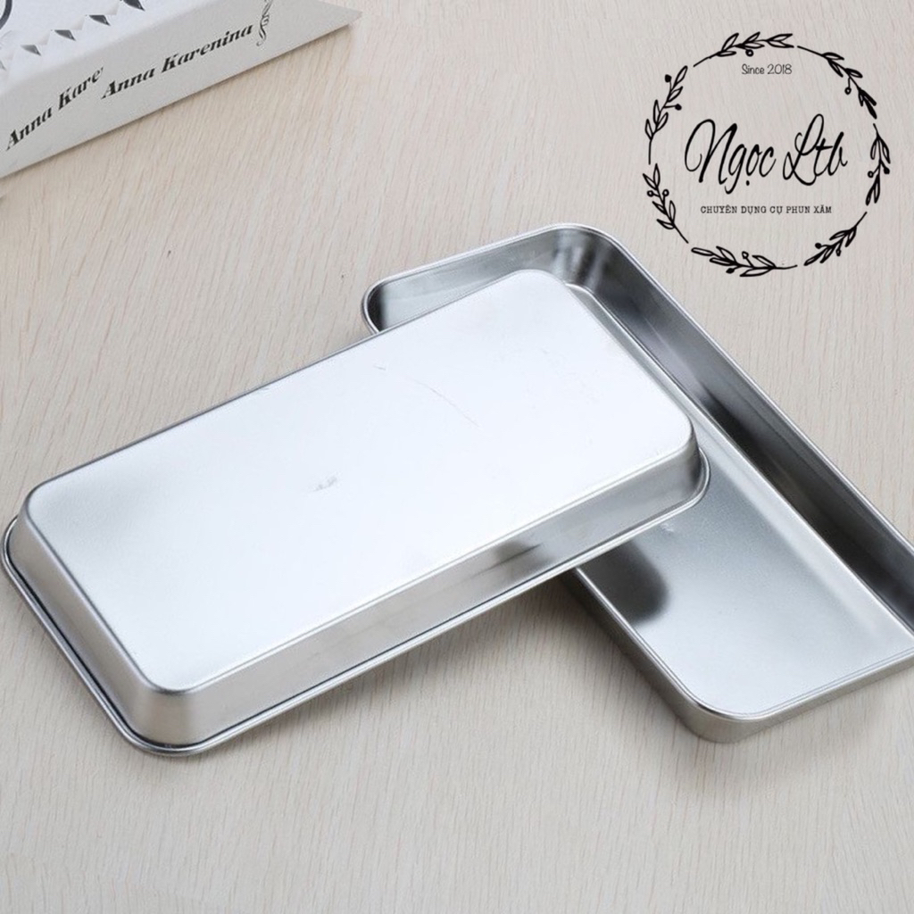 Khay inox hcn, lòng sâu