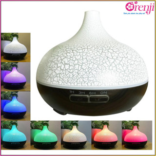 Máy khuếch tán tinh dầu, đèn xông tinh dầu dung tích 550ML kèm điều khiển từ xa