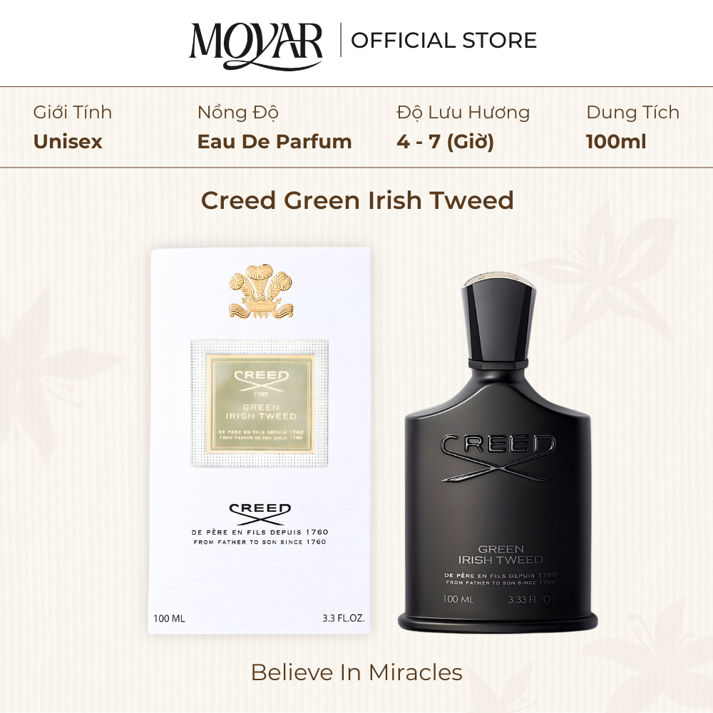 Nước Hoa Creed Green Irish Tweed | Nước Hoa Unisex | Moyar Perfume