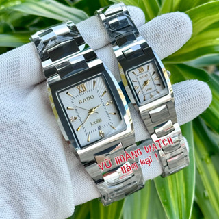 Đồng hồ cặp đôi RD đá ceramic nguyên khối chuẩn hàng loại 1 dày dặn sắc nét. Máy Nhật, kính sapphire