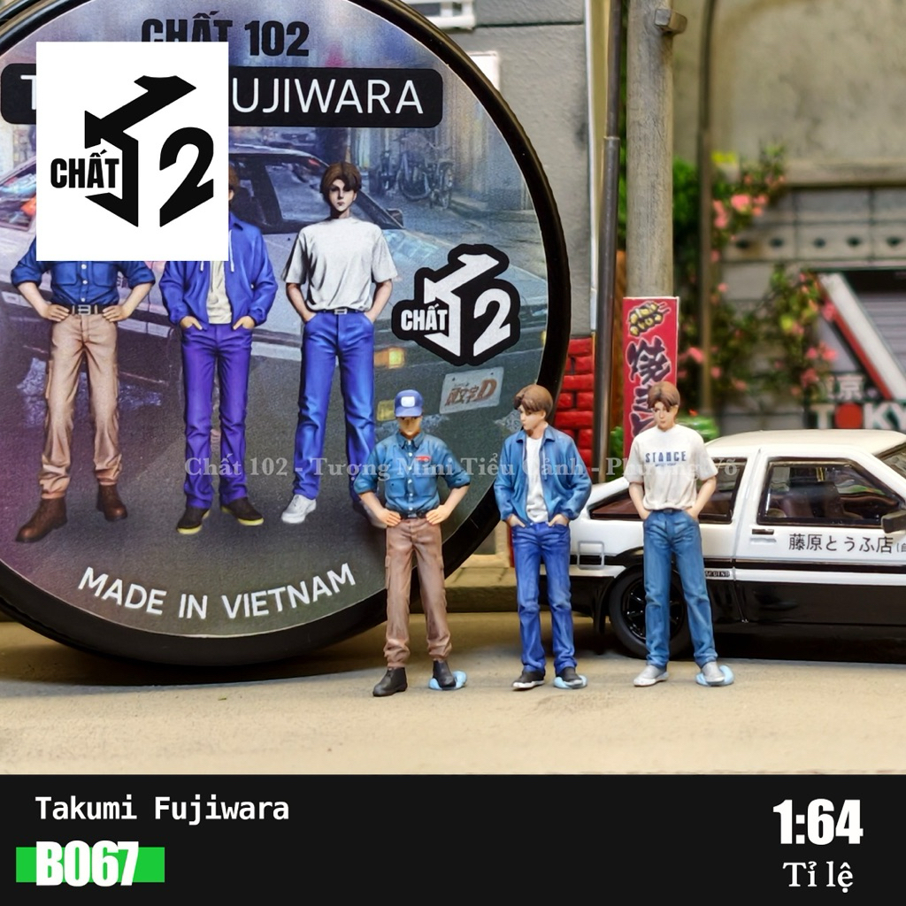 Mô hình Figure 1/64 Premium Takumi Fujuwara (Initial D)