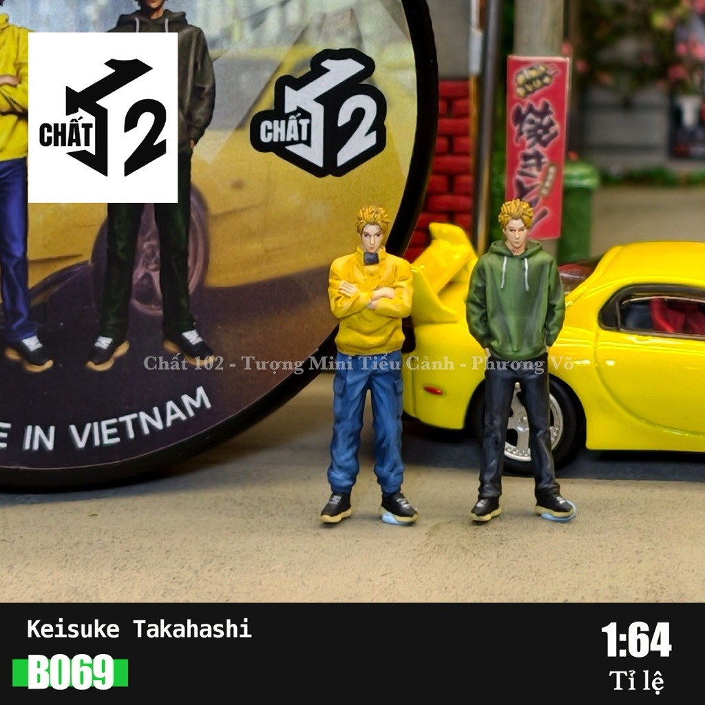 Mô hình Figure 1/64 Premium - Keisuke Fujiwara (Initial D)