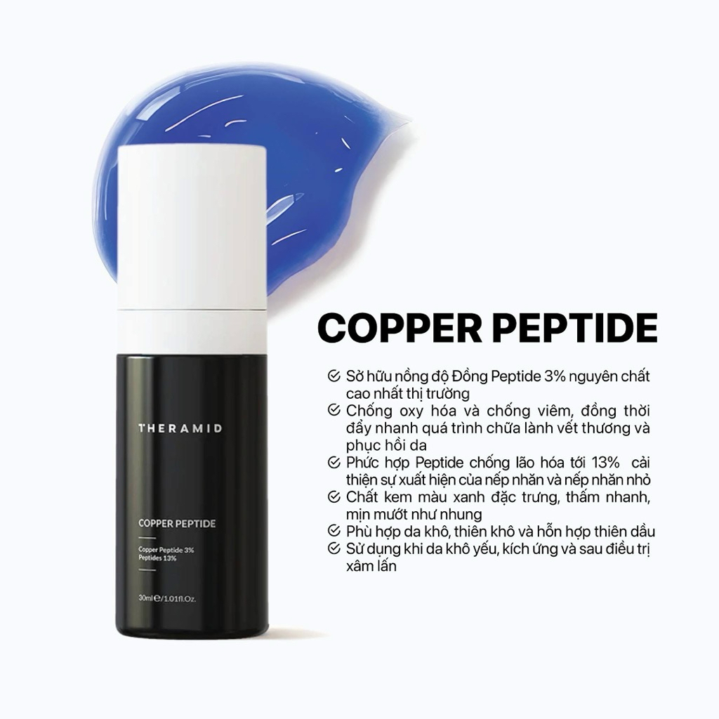 Peptide Copper ( peptide đồng Theramin)