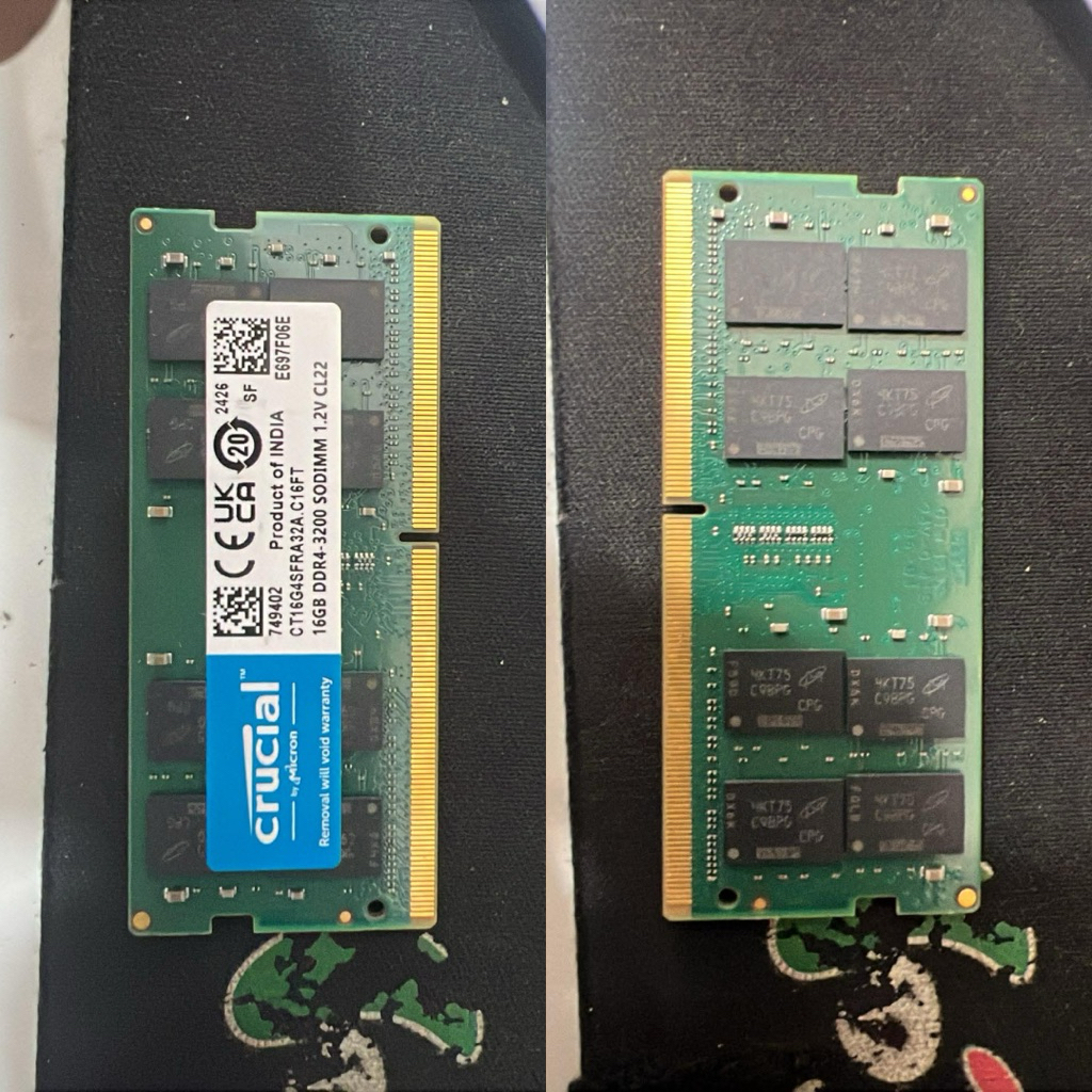 Ram Crucial Laptop DDR4 dung lượng 16GB bus 3200MHz – BH 36 tháng